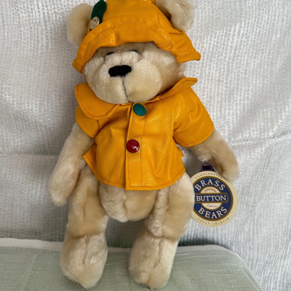 Pickford Bears Ltd, Collectible Brass Premium Button Bears Collection, Harper